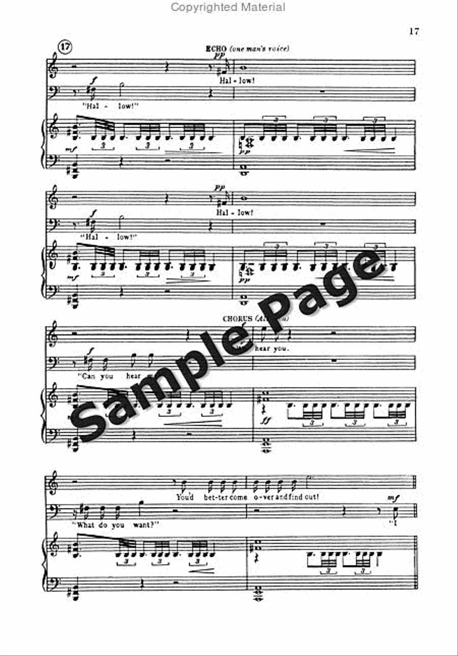 Ballad of Magna Carta 4-Part scores gallery preview page 18