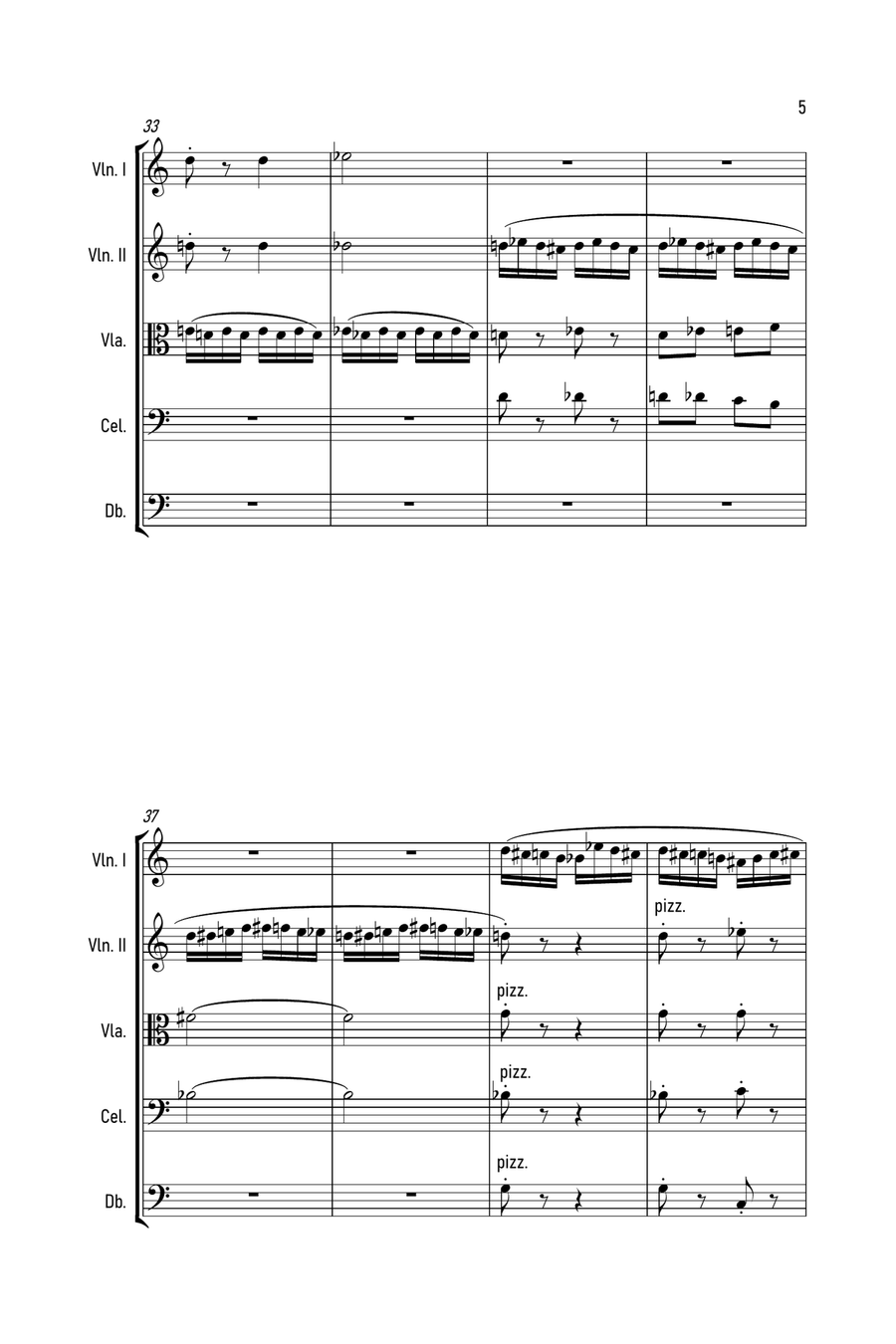 Flight Of The Bumblebee Flight Of The Bumblebee String Quintet scores gallery preview page 6