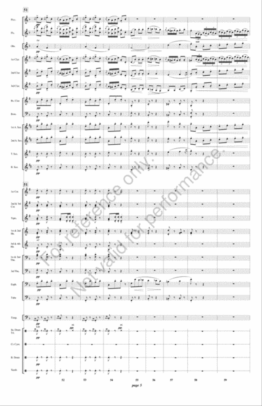 Fatinitza Concert Band scores gallery preview page 6