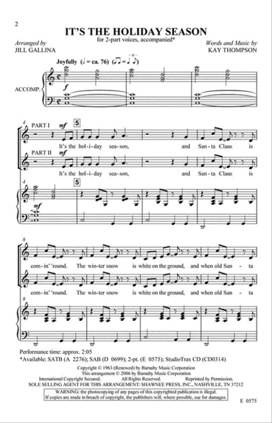 It's the Holiday Season 2-Part scores gallery preview page 2