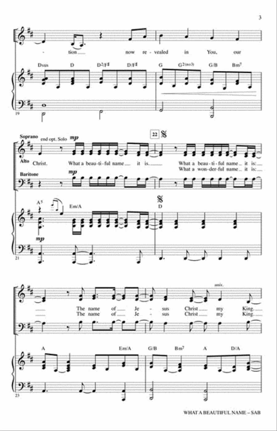 What a Beautiful Name 3-Part scores gallery preview page 3