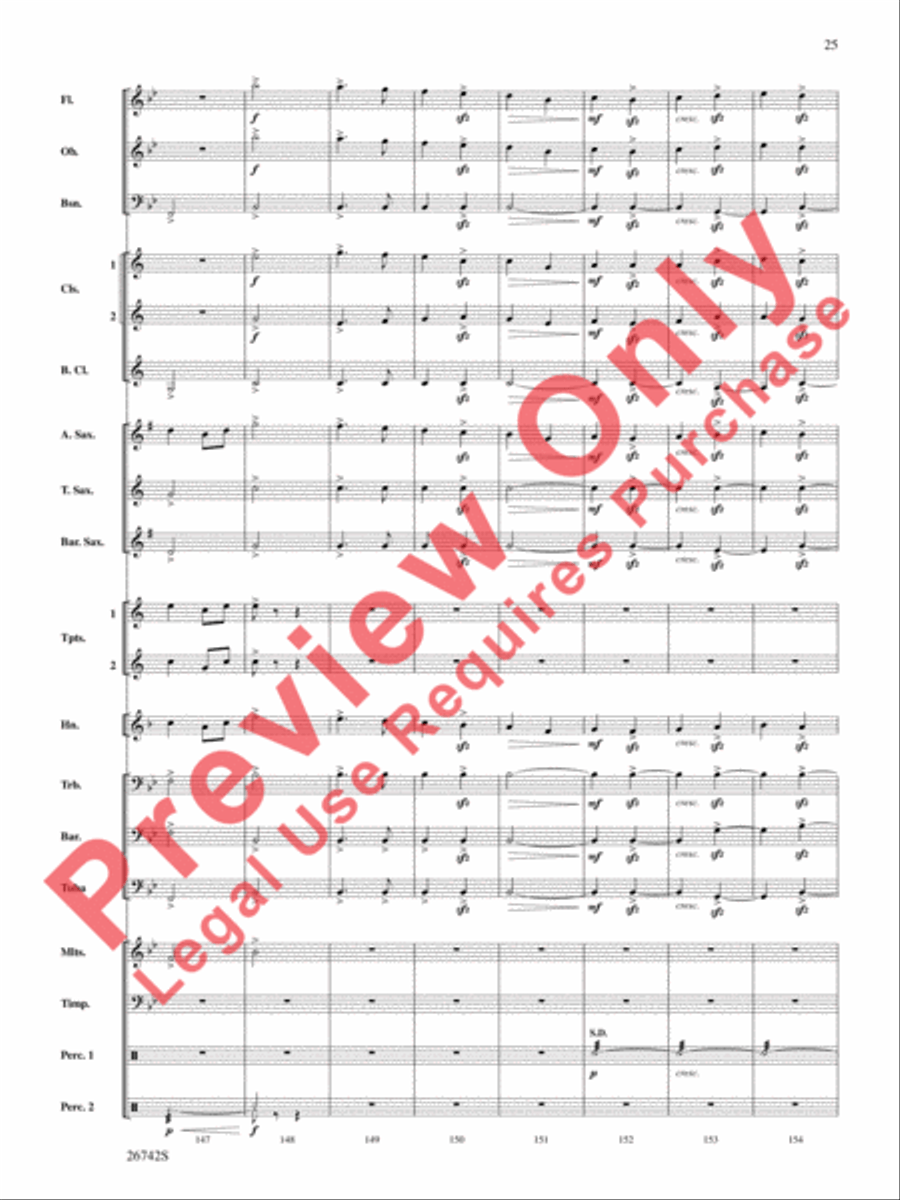 A Christmas Festival A Christmas Festival Concert Band scores gallery preview page 26