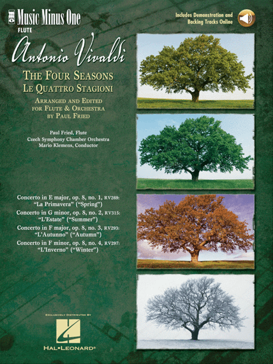 Vivaldi: The Four Seasons for Flute Flute Solo scores gallery preview page 1
