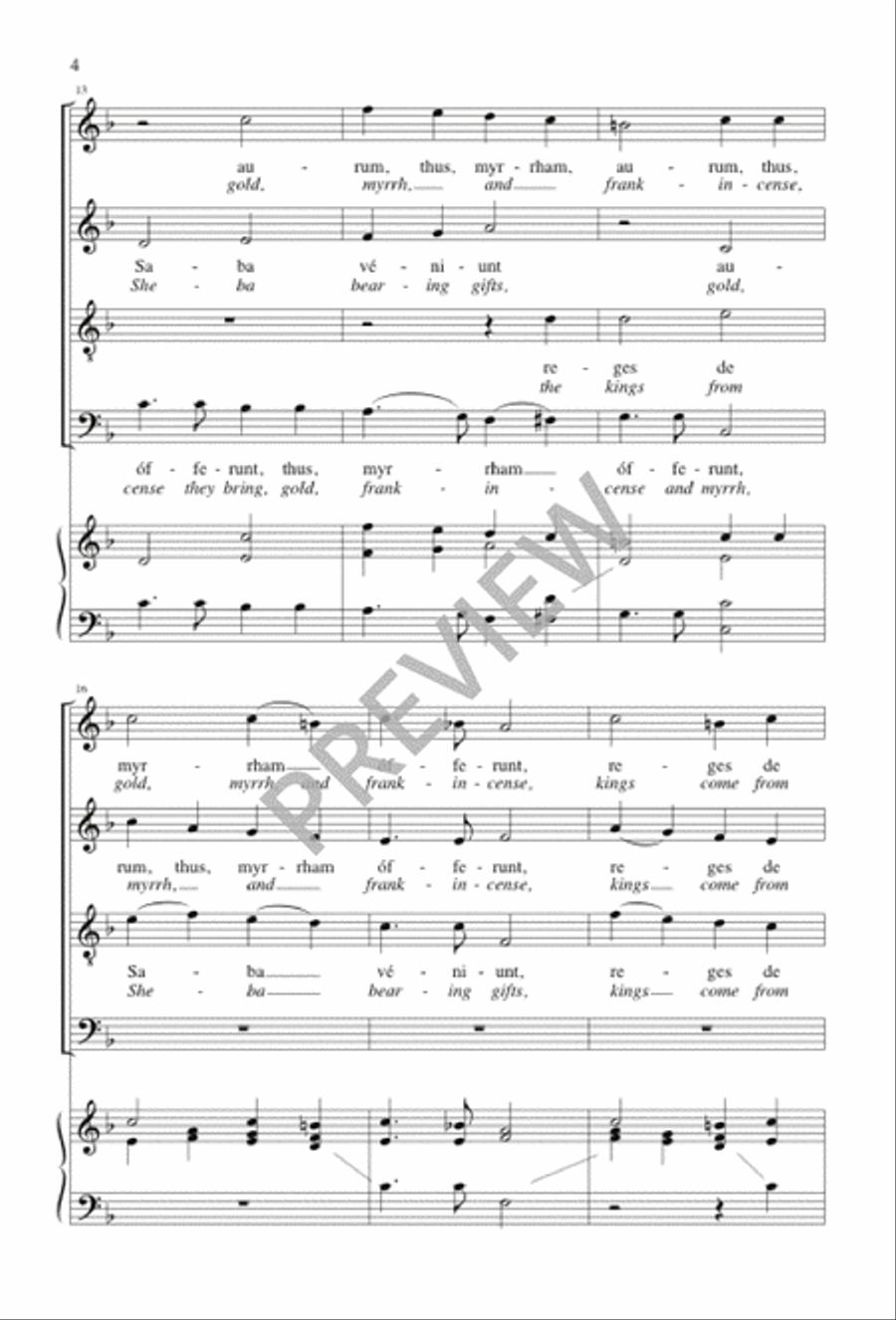 Reges de Saba Reges de Saba 4-Part scores gallery preview page 4