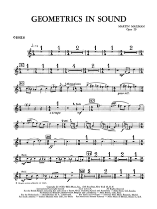 Geometrics in Sound, Op. 29: Oboe