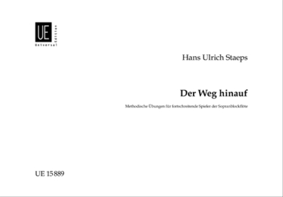 Weg Hinauf, Exercises,Advanced School and Community scores gallery preview page 1