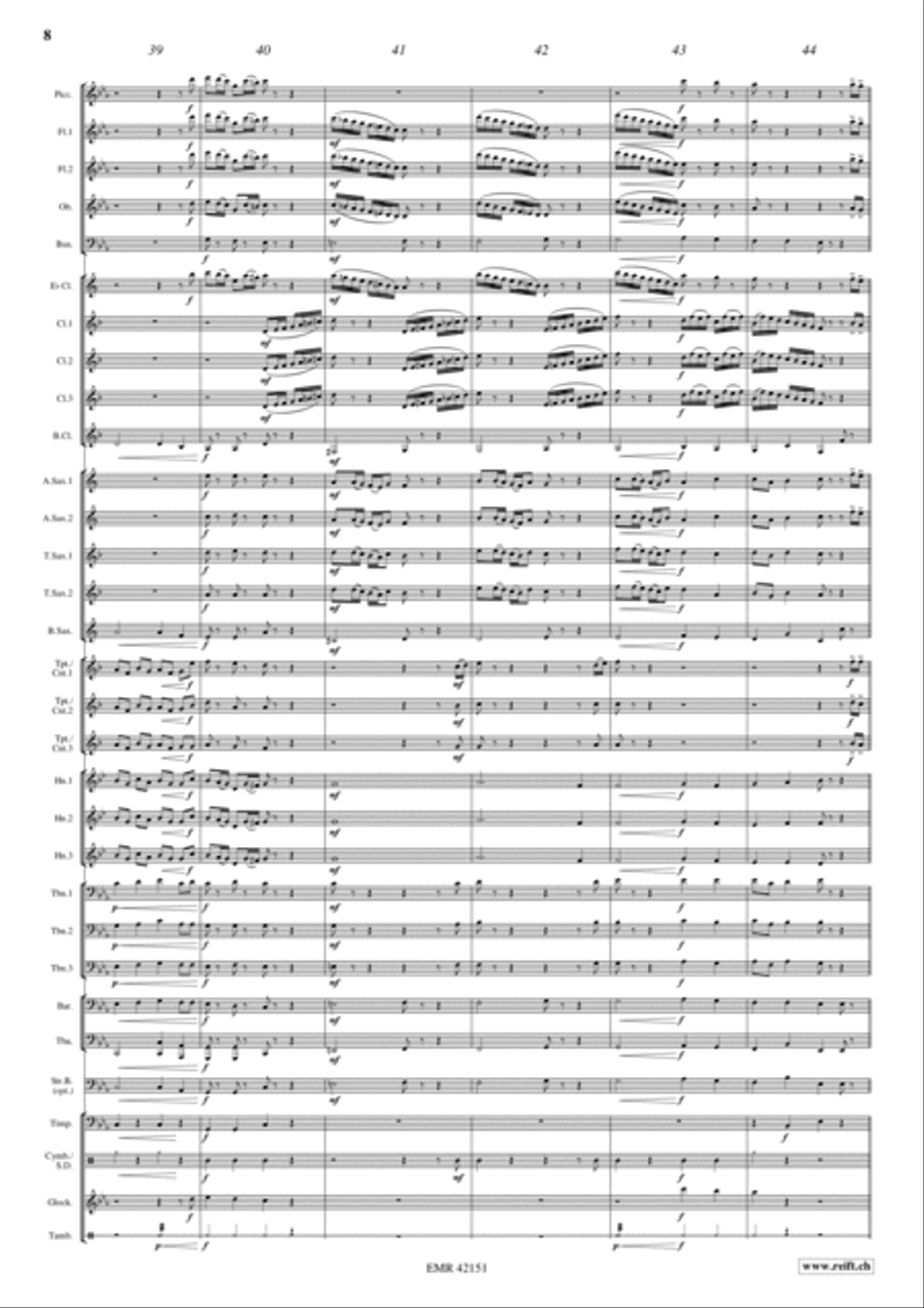 Toccata Toccata Concert Band scores gallery preview page 8