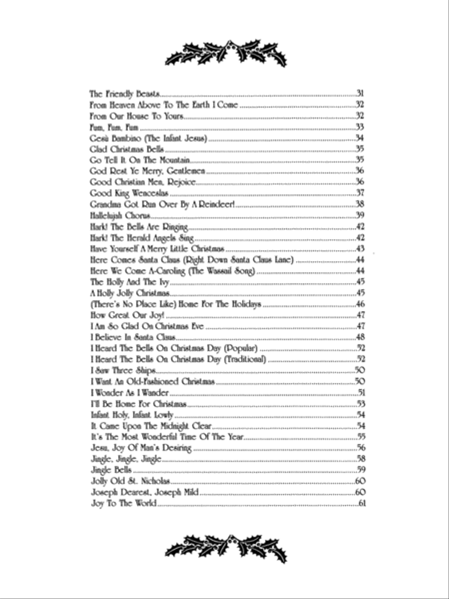New Christmas Fake Book - C Edition Voice scores gallery preview page 3