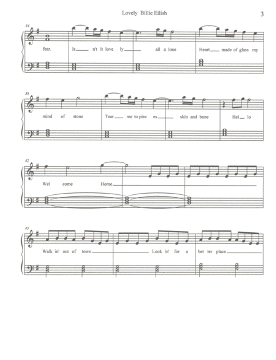 Lovely Lovely Small Ensemble scores gallery preview page 3