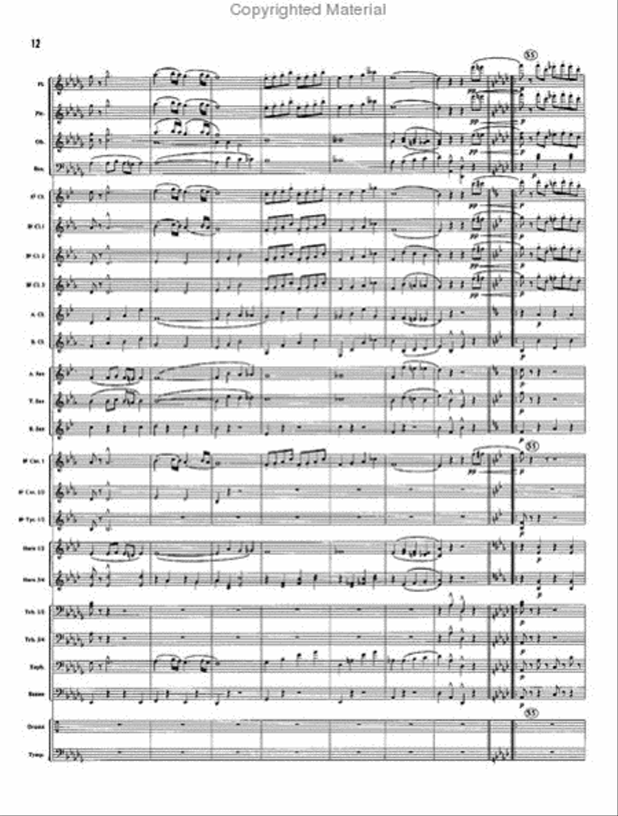 Willow Blossoms Willow Blossoms Concert Band scores gallery preview page 8