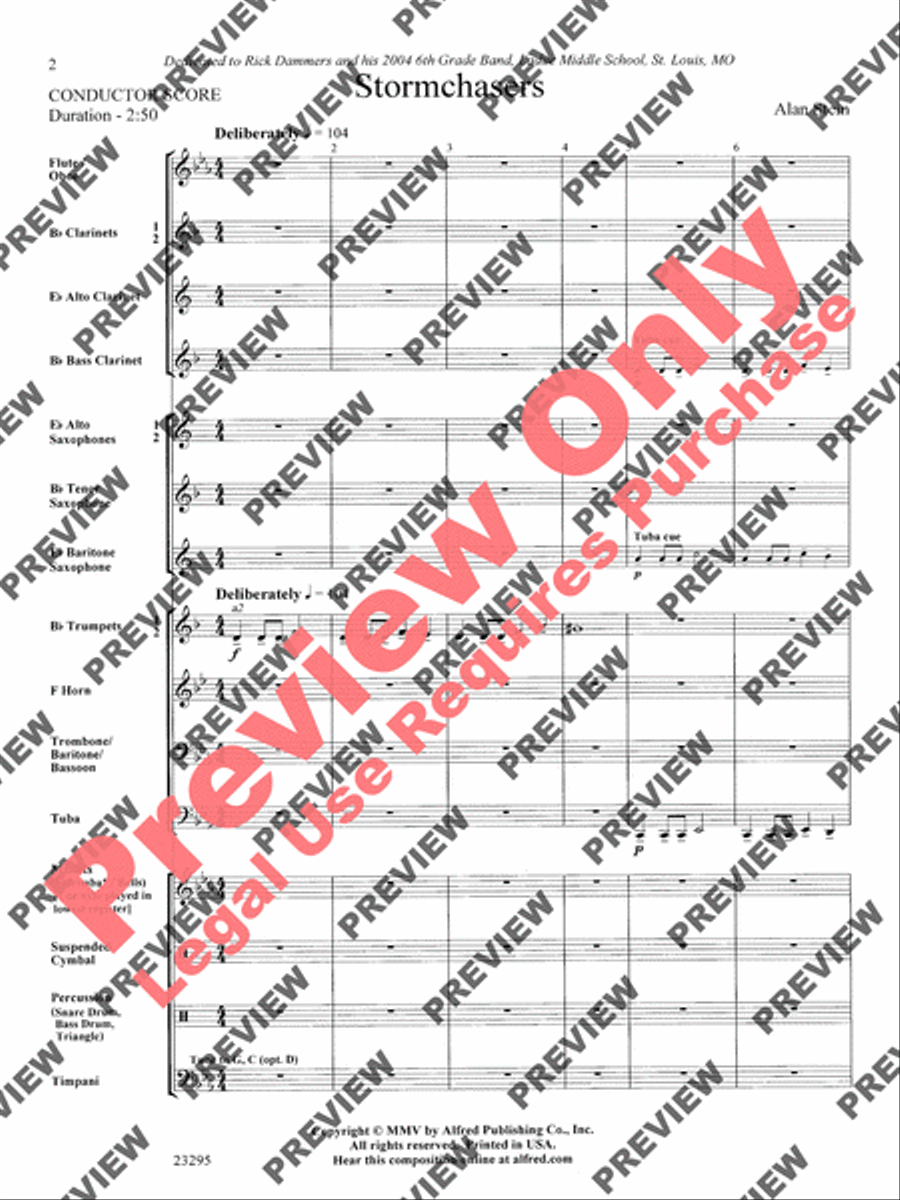 Stormchasers Stormchasers Concert Band scores gallery preview page 3