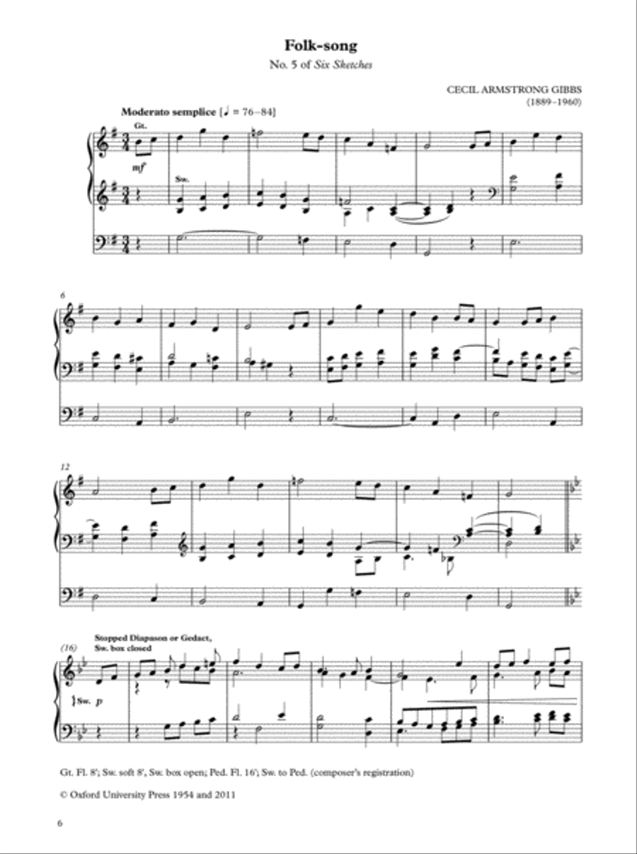 Oxford Service Music for Organ: Manuals and Pedals, Book 2 Organ scores gallery preview page 2