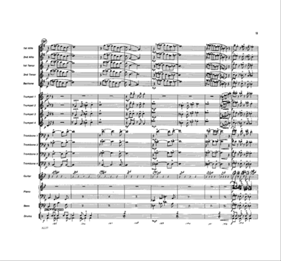 One to One Jazz Ensemble scores gallery preview page 13