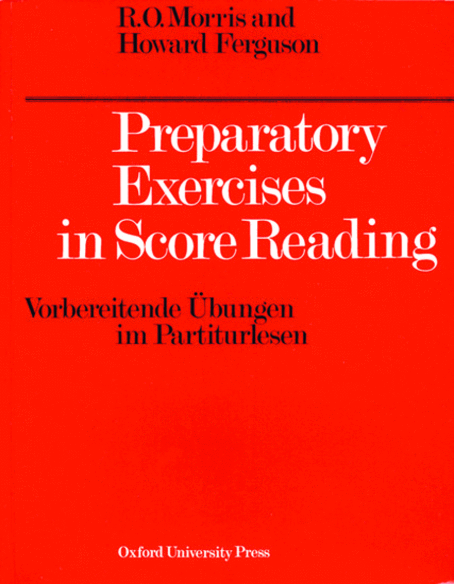 Preparatory Exercises in Score Reading Sacred scores gallery preview page 1