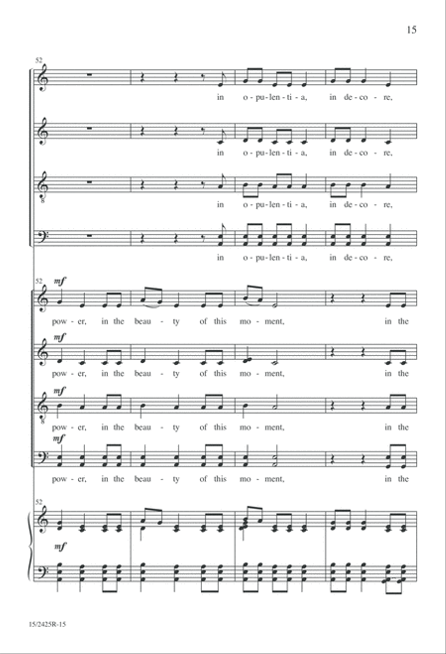 This Moment This Moment 4-Part scores gallery preview page 15