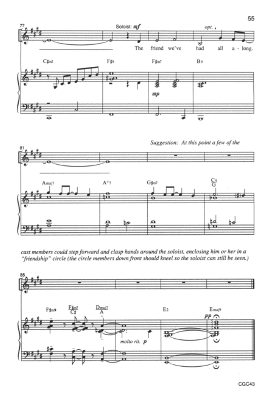 All God's Children (Score) Unison Choir scores gallery preview page 19