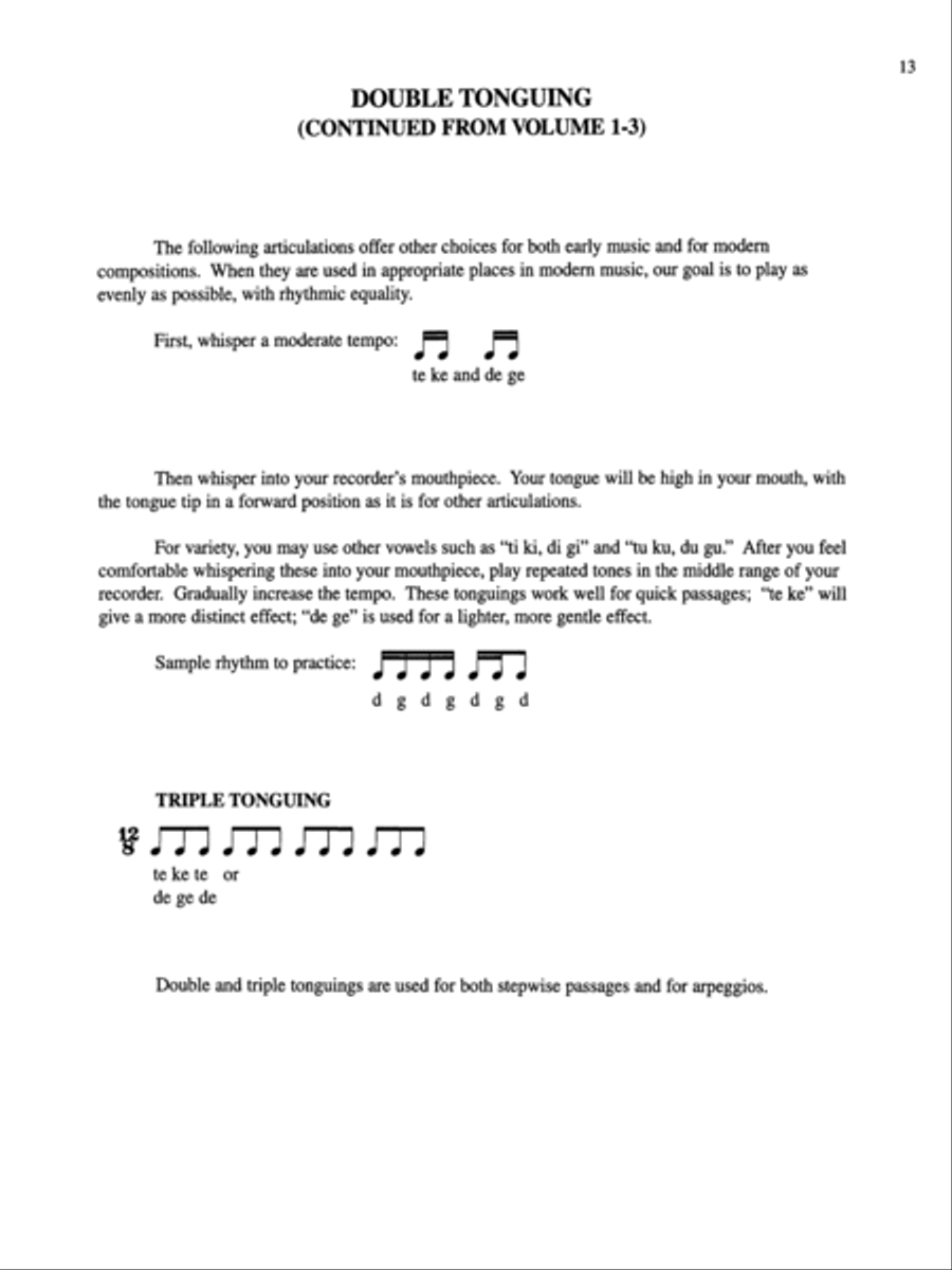 Suzuki Recorder School (Alto Recorder), Volume 4 Alto Recorder scores gallery preview page 11