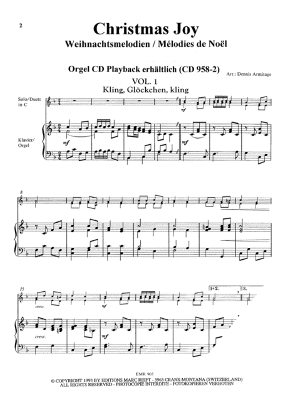 28 Weihnachtsmelodien Vol. 1 Woodwind Duet scores gallery preview page 3