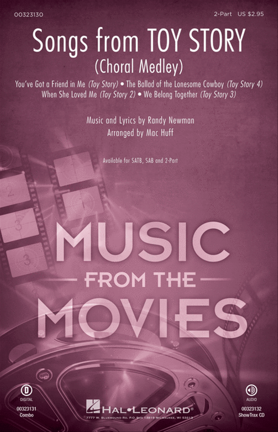 Songs from Toy Story (Choral Medley) 2-Part scores gallery preview page 1