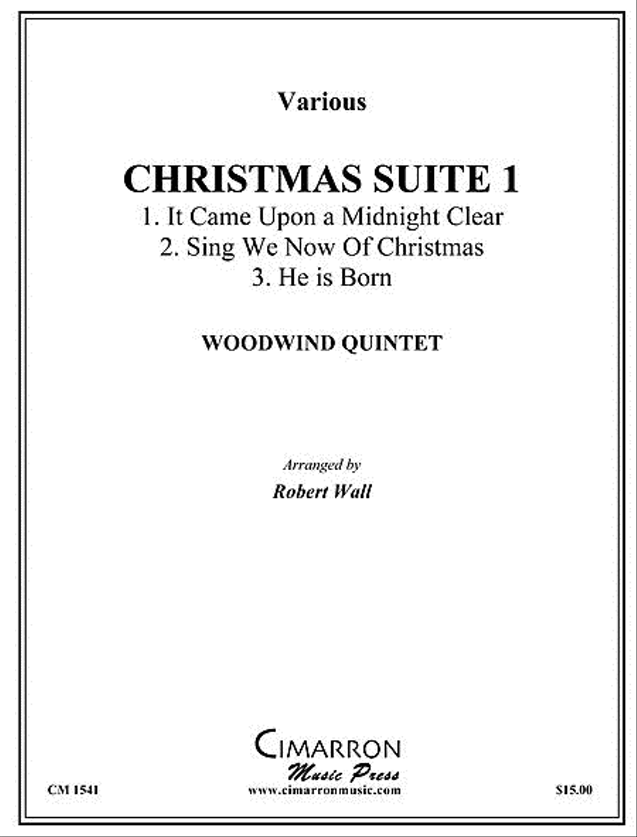 Christmas Suite 1 Woodwind Quintet scores gallery preview page 1