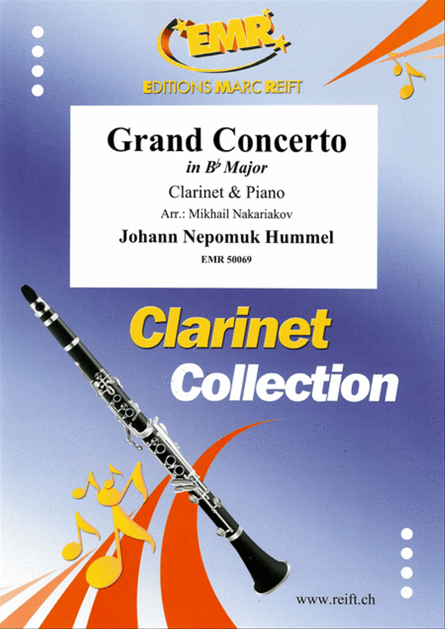 Grand Concerto Clarinet Solo scores gallery preview page 1
