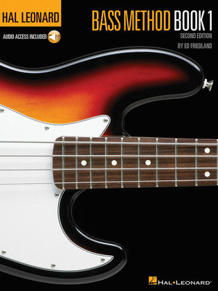 Book cover for Hal Leonard Bass Method Book 1 – 2nd Edition