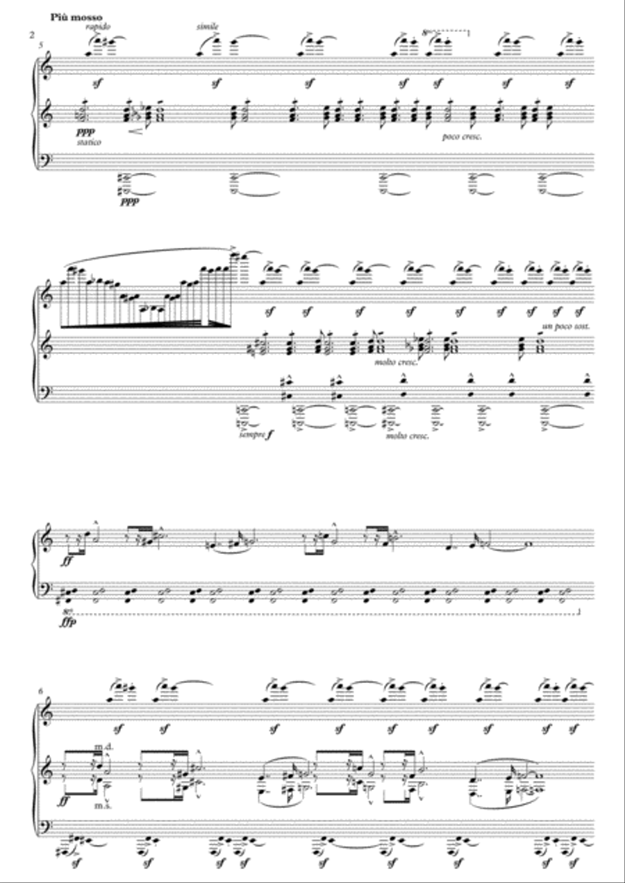 Lost castle - for piano Lost castle - for piano Easy Piano scores gallery preview page 2