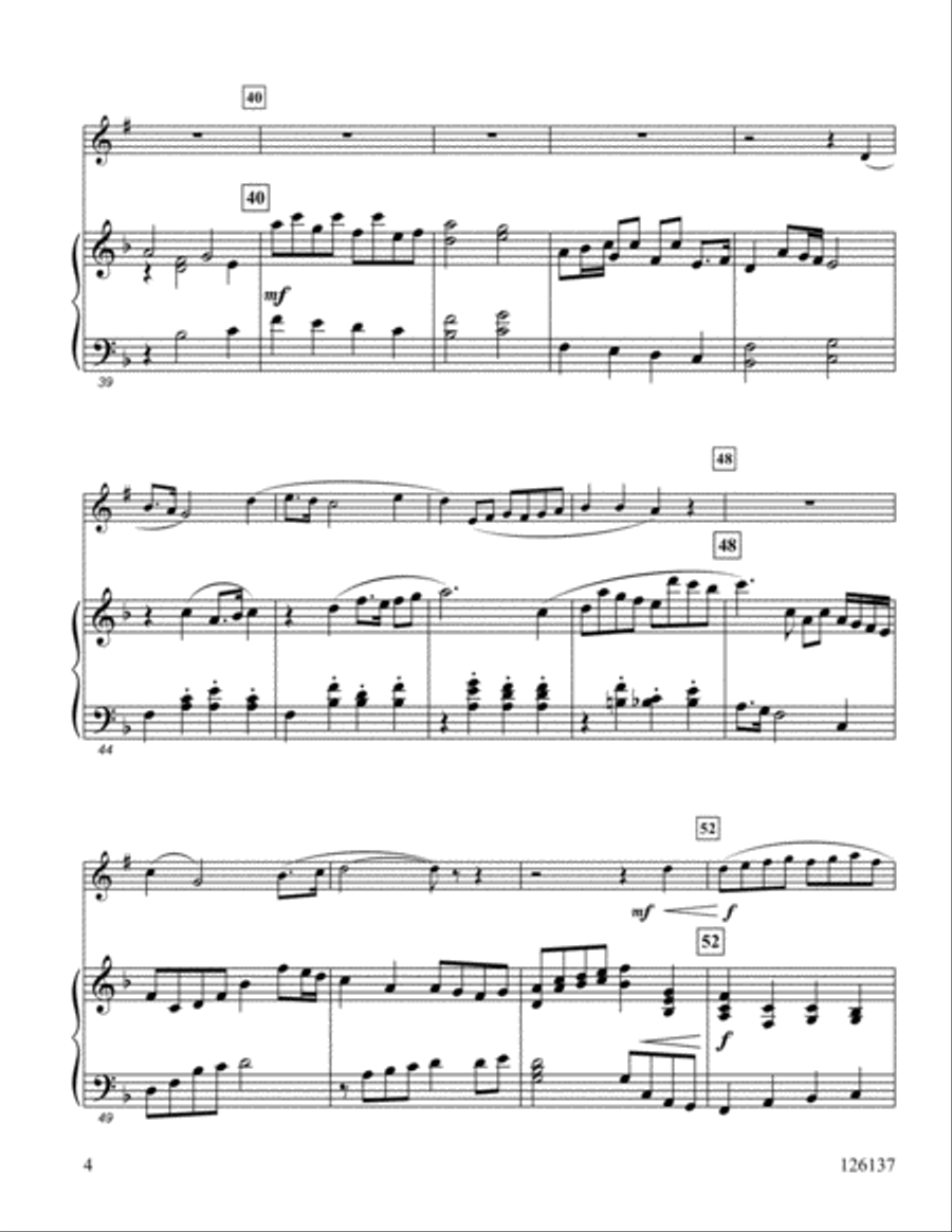 He Leadeth Me Tenor Saxophone scores gallery preview page 4