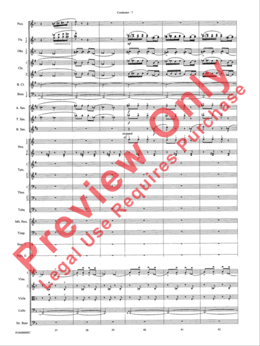 An American in Paris Suite Full Orchestra scores gallery preview page 10