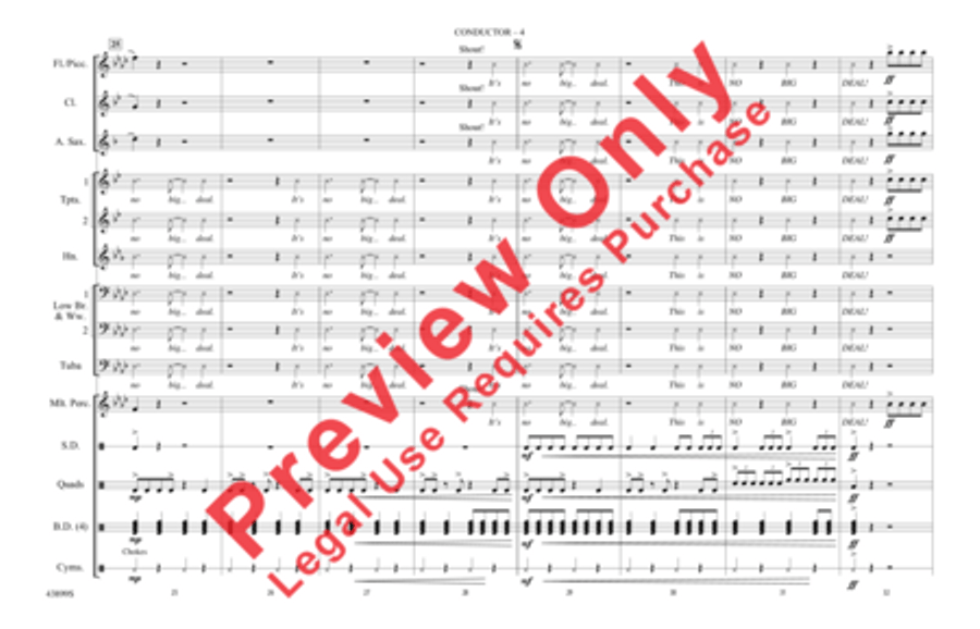 This Is How We Do Marching Band scores gallery preview page 5