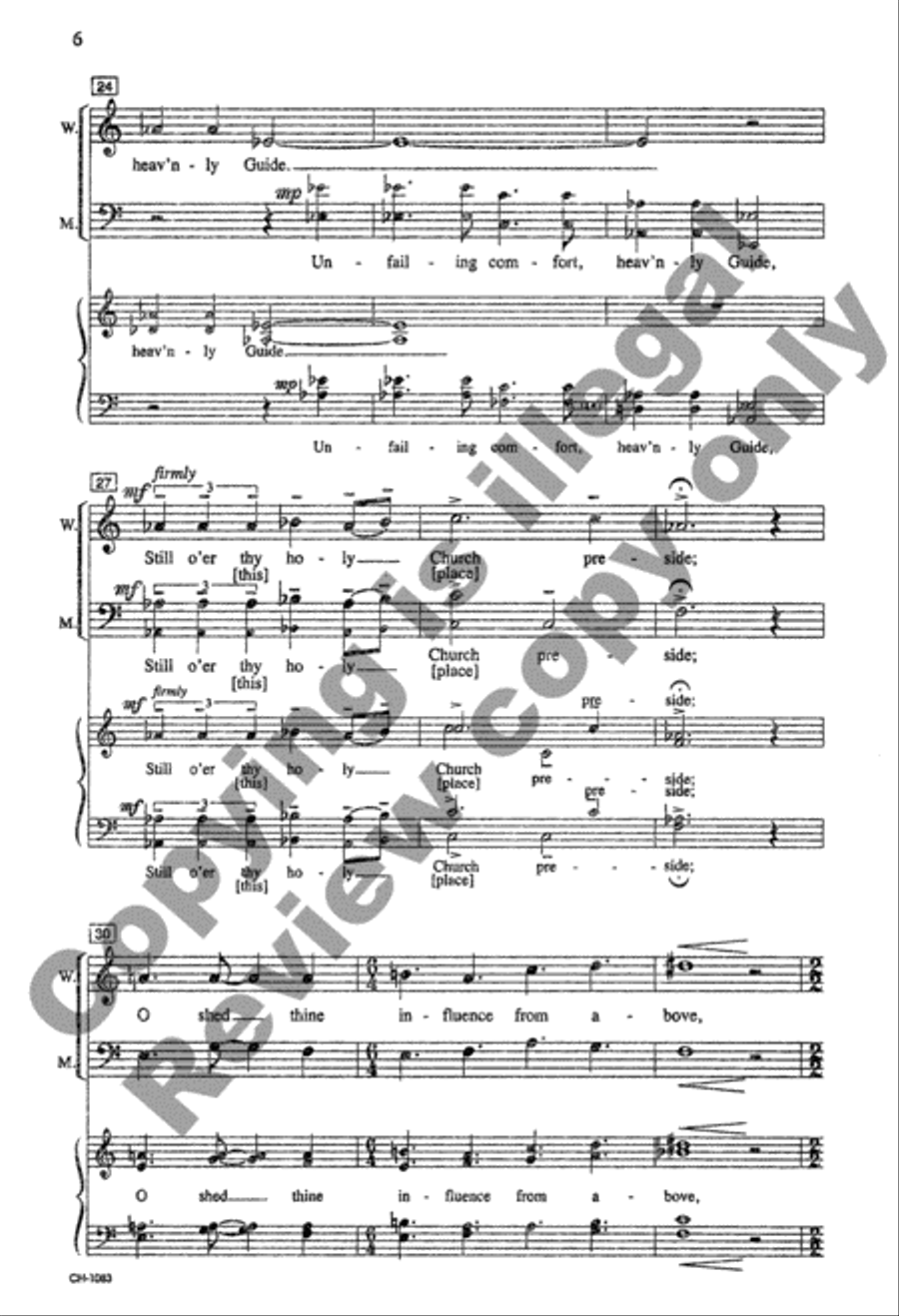 Spirit of God Spirit of God 4-Part scores gallery preview page 6