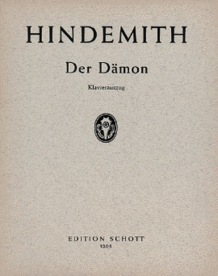 Book cover for Der Damon Op. 28 Dance Pantomime