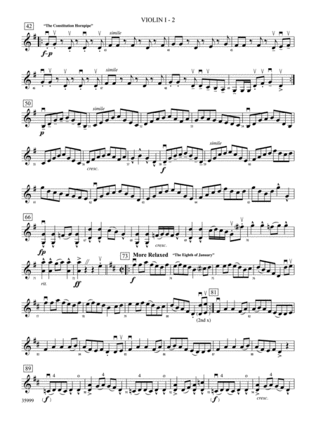 1812 -- A Fiddler's Overture: 1st Violin