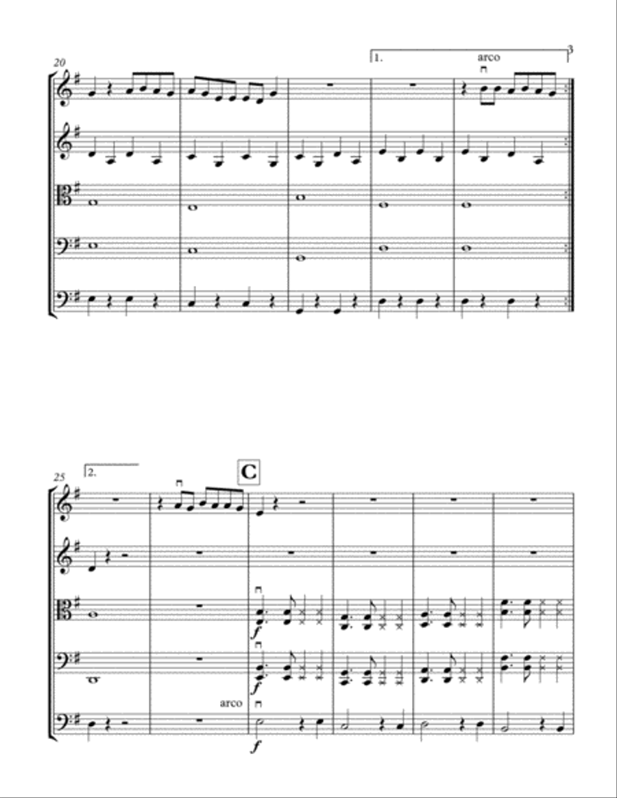 Let Her Go String Orchestra scores gallery preview page 4