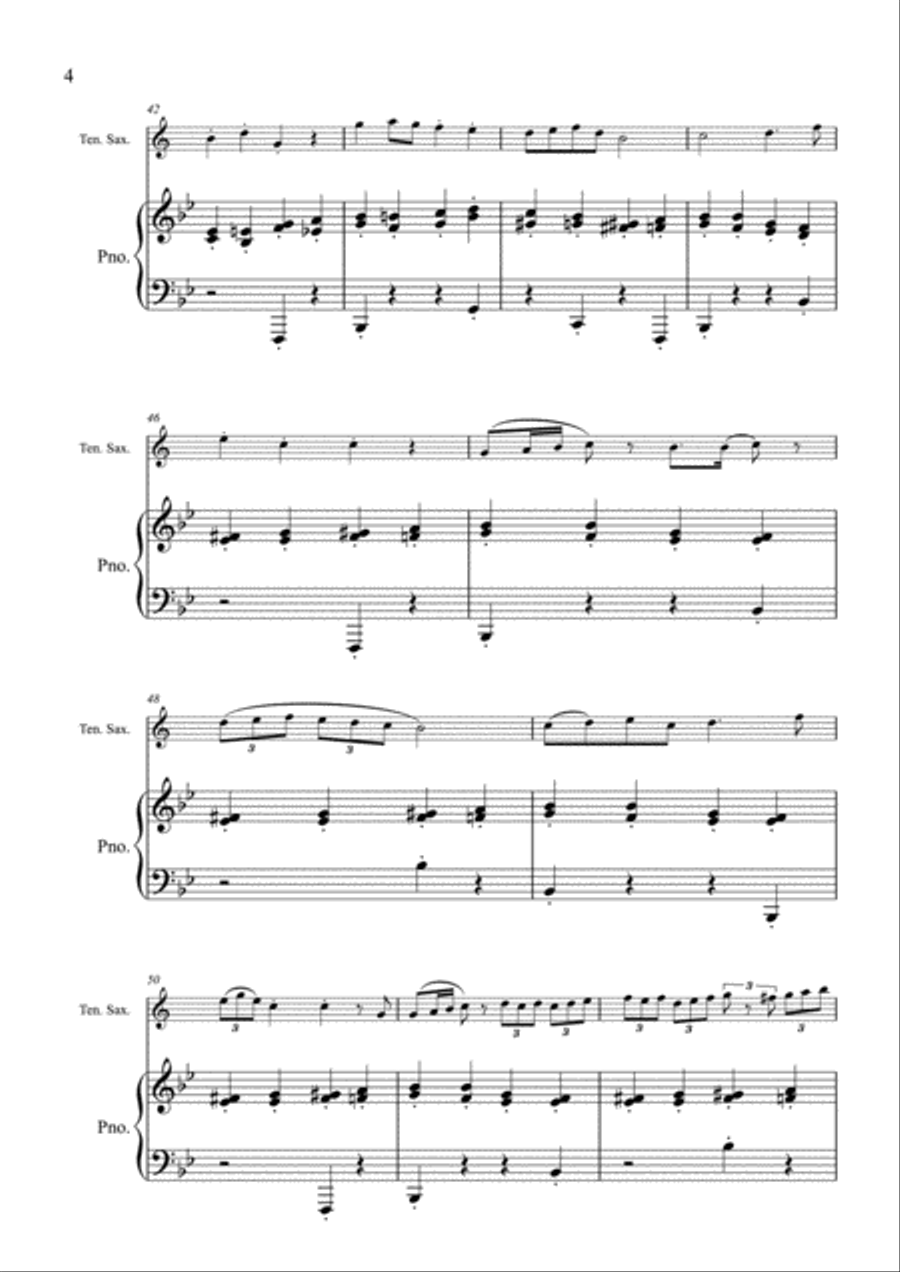 Burns Songs - Set 2 - Tenor Saxophone - TK Murray Tenor Saxophone scores gallery preview page 4