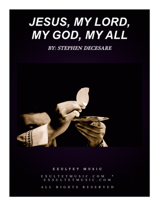 Book cover for Jesus, My Lord, My God, My All (Solo and SATB)