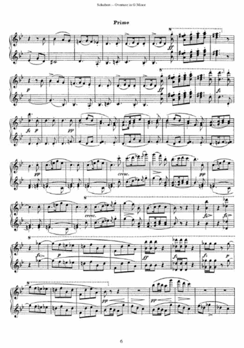 Schubert - Overture in G Minor D. 668