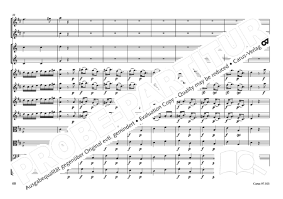 Concertone in D major Horn scores gallery preview page 69