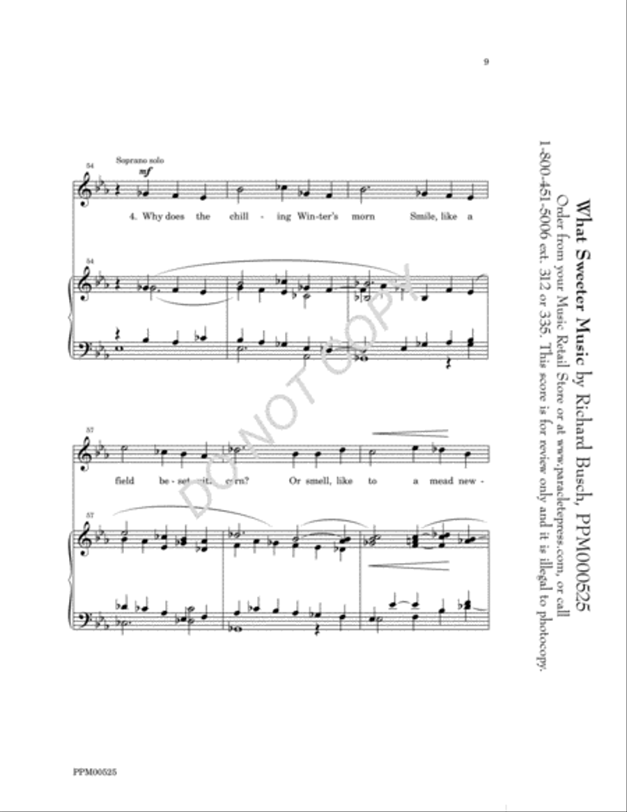 What Sweeter Music What Sweeter Music 4-Part scores gallery preview page 10