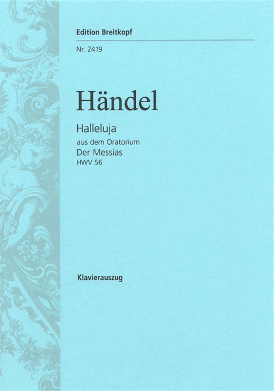 Halleluja from “Messiah” HWV 56 4-Part scores gallery preview page 1