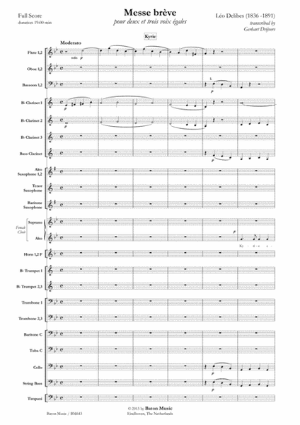 Messe brève Women's Choir - Sheet Music