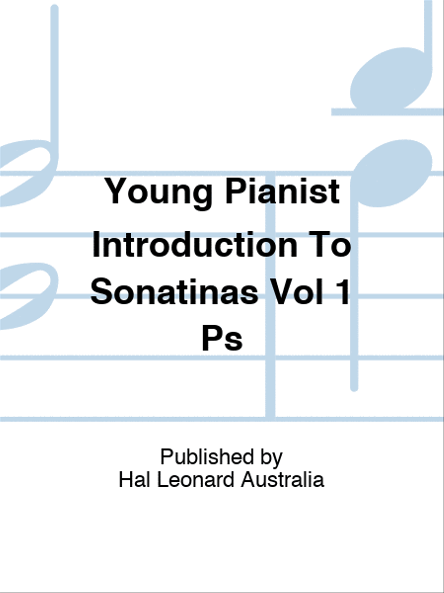 Young Pianist Introduction To Sonatinas Vol 1 Ps Piano Solo scores gallery preview page 1