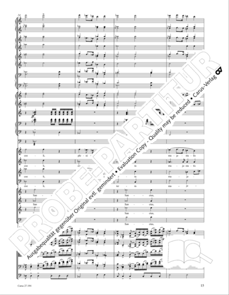 Te Deum Te Deum 4-Part scores gallery preview page 16
