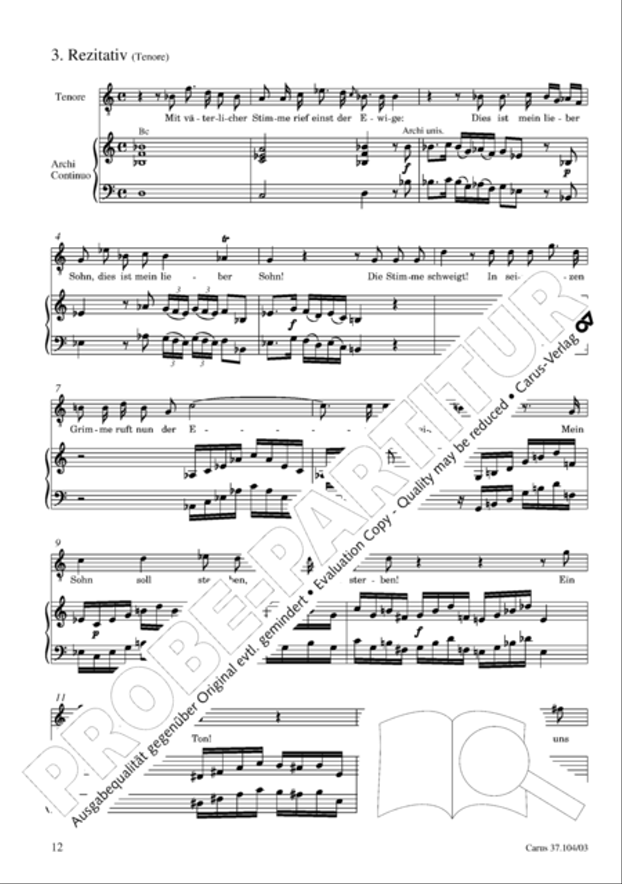 Ein Lammlein geht und tragt die Schuld 4-Part scores gallery preview page 13