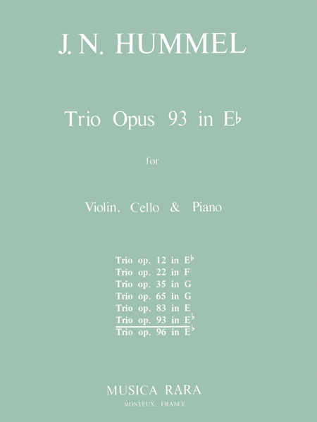 Klaviertrio Es-dur op. 93