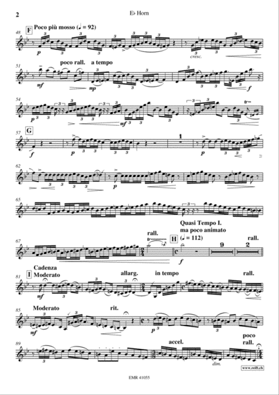 Konzert Horn scores gallery preview page 3