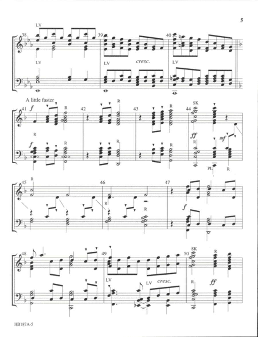 Let Us Break Bread Together 5-Octaves scores gallery preview page 5