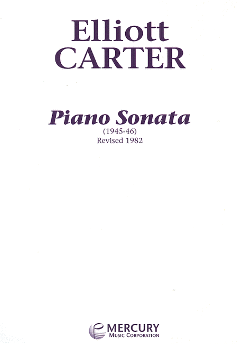 Piano Sonata (1945-46) Piano Sonata (1945-46) Chamber Music scores gallery preview page 1