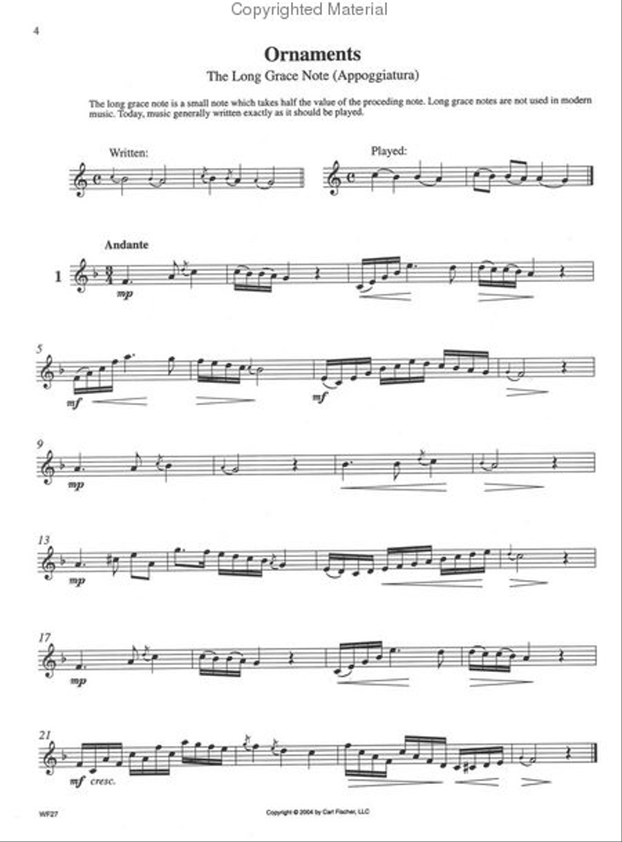 Sigmund Hering - Studies on Ornamentation for Trumpet Trumpet scores gallery preview page 2
