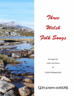 Book cover for Three Welsh Folk Songs for cello and piano